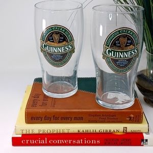 2 Guinness Stout Glasses